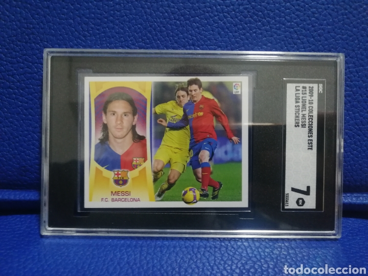 Cromos de F&uacute;tbol: Cromo Messi Liga Este 2009 2010 certificado SGC