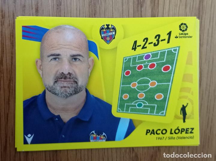 Cromos de f&uacute;tbol: CROMO FUTBOL ENTRENADORES - LIGA ESTE 2021 2022 21/22
