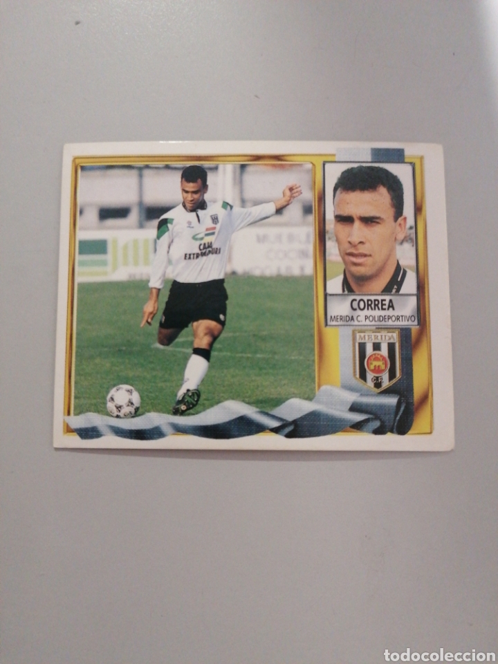 Fu&szlig;ball-Sticker: 95 96 1995 1996 CORREA MERIDA EDICIONES ESTE SIN PEGAR