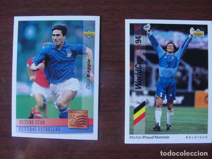 Fu&szlig;ball-Sticker: MUNDIAL 94 WORLD CUP UPPER DECK - 23 BELGICA / PREUD &acute;HOMME - PREUDHOMME - SIN USAR