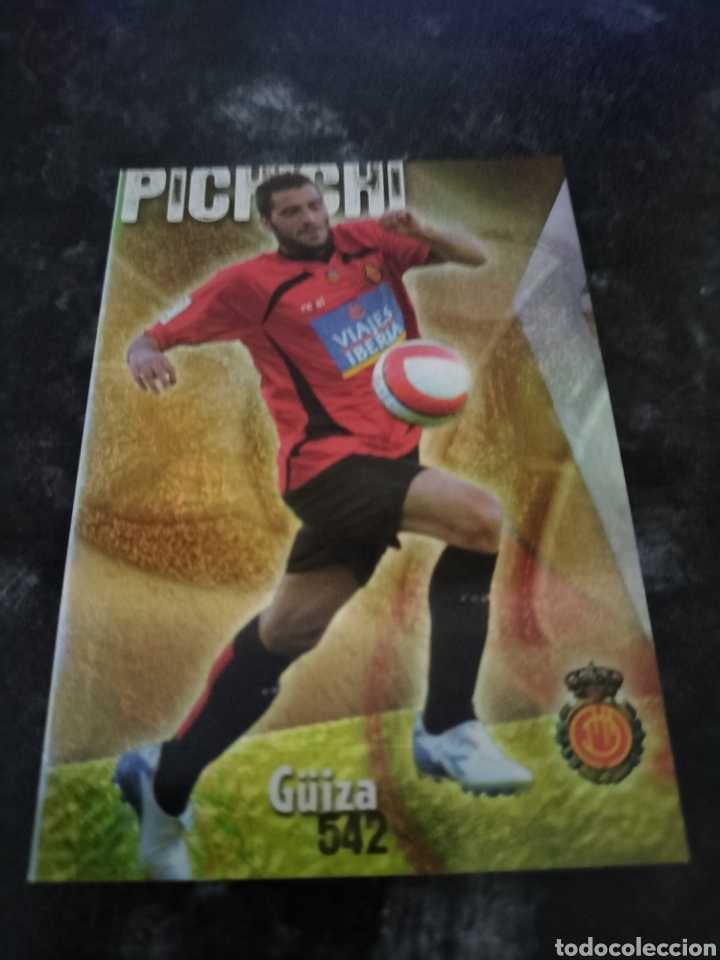 Cromos de f&uacute;tbol: N&deg; 542 Guiza Jaspeado Puntas Cuadradas Mundicromo 2008/2009