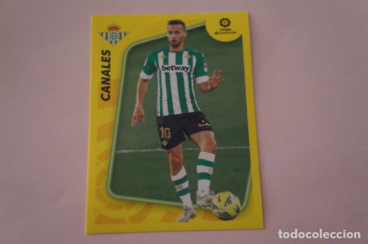 Cromos de f&uacute;tbol: CROMO DE F&Uacute;TBOL CANALES DEL REAL BETIS BALOMPIE SIN PEGAR N&ordm; 3 LIGA ESTE 2021-2022/21-22 PANINI