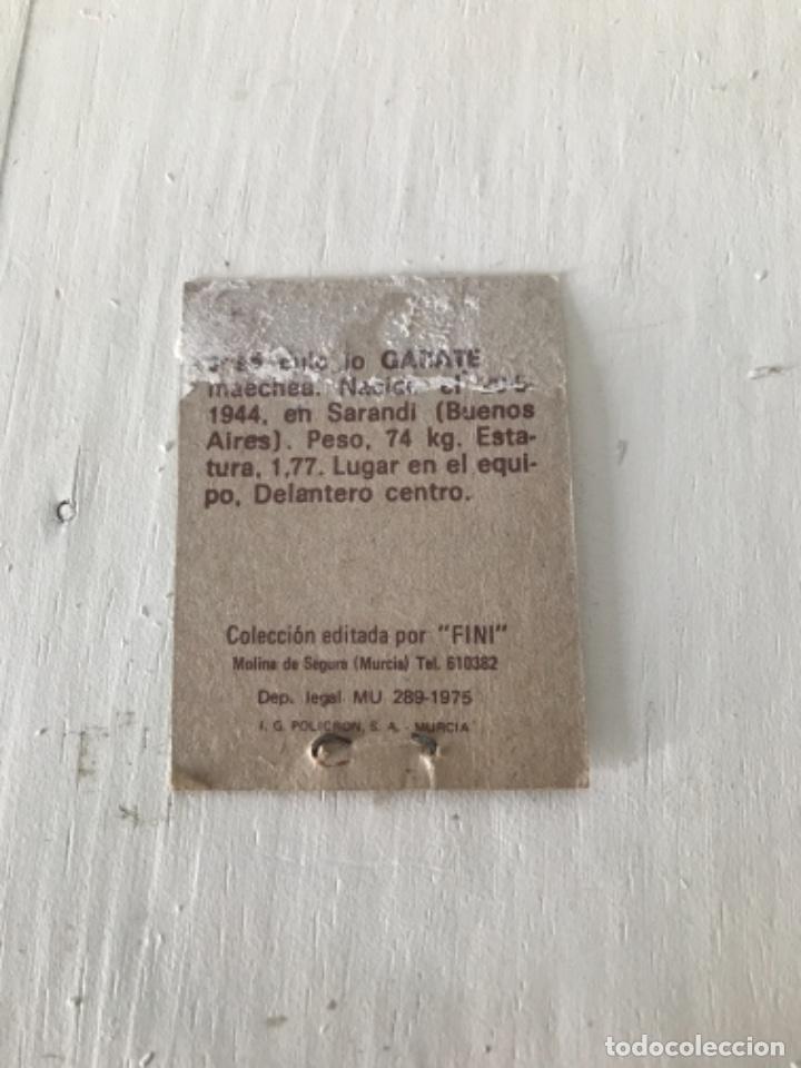 Cromos de f&uacute;tbol: Garate - Foto 2