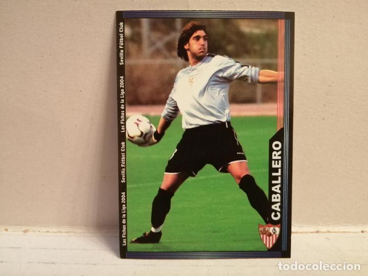 Figurine di Calcio: cromo futbol sevilla caballero mundicromo 2003-2004 las fichas de la liga numero 248