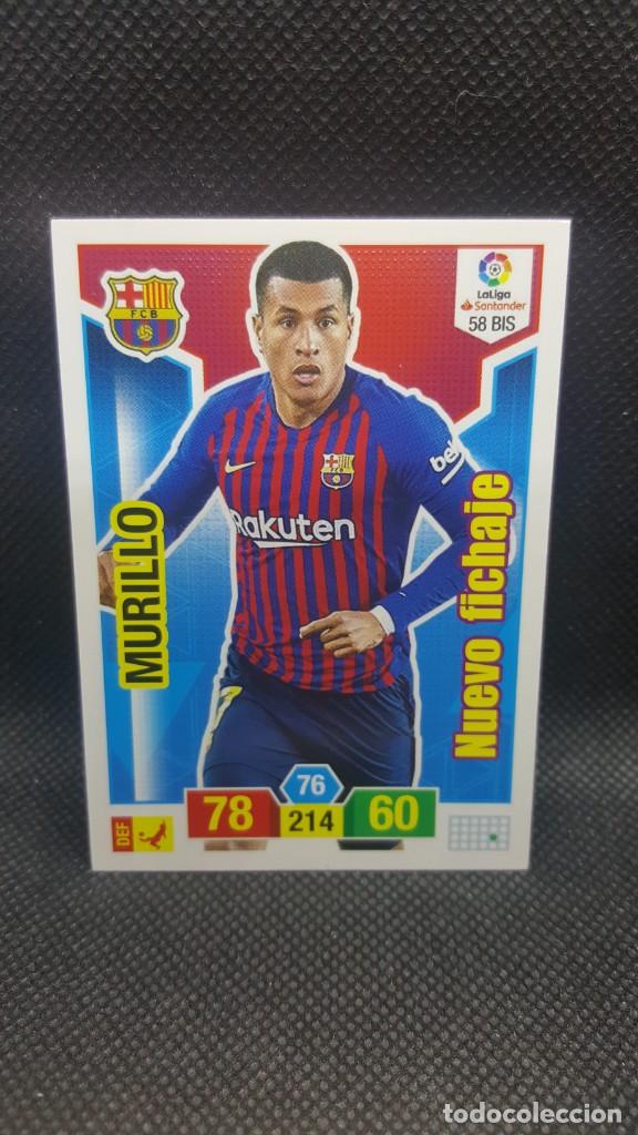 Fu&szlig;ball-Sticker: PANINI ADRENALYN XL 2018/19 - N&ordm; 58BIS MURILLO (NUEVO FICHAJE)