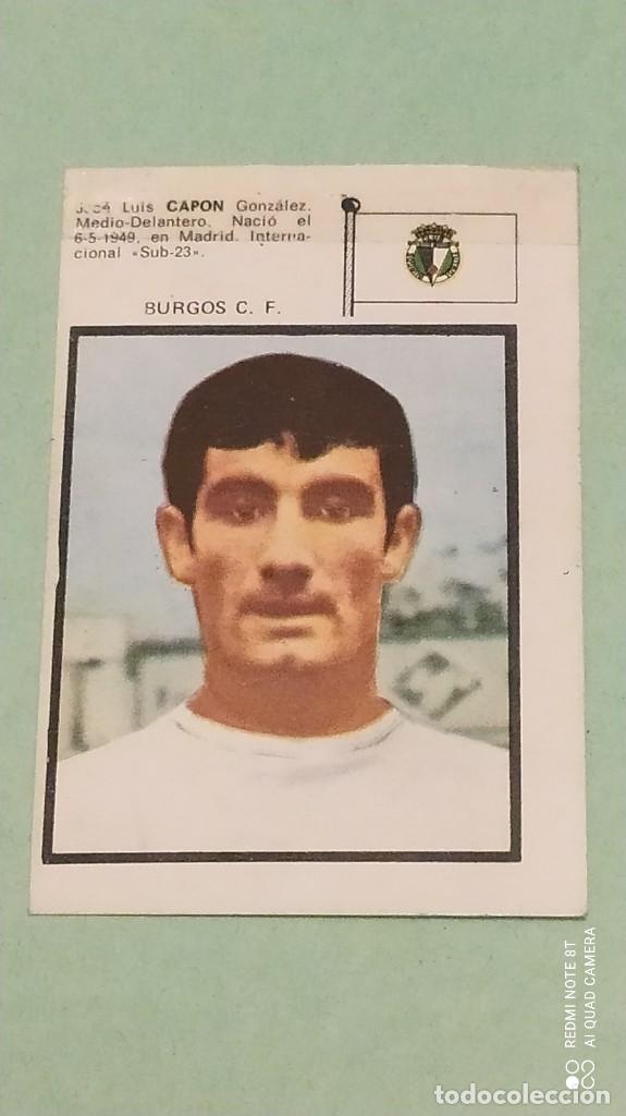 Cartes &agrave; collectionner de Football: CAPON BURGOS 71 72 1971 1972 FHER RECUPERADO