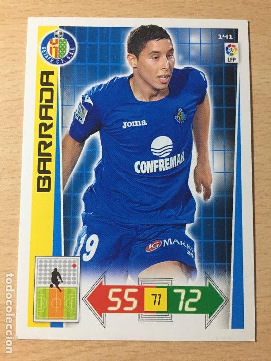 Cromos de f&uacute;tbol: 2012-2013 - 141 BARRADA - GETAFE CF - PANINI ADRENALYN - Foto 1