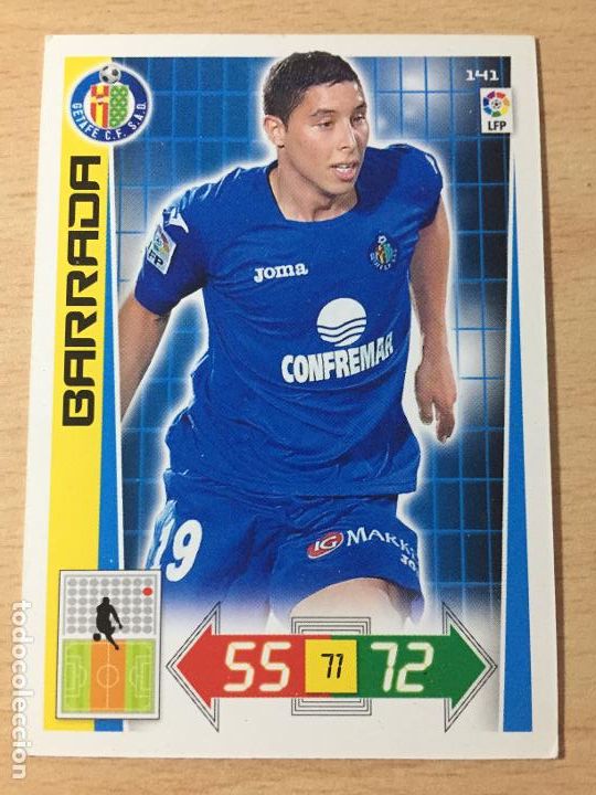 Cromos de f&uacute;tbol: 2012-2013 - 141 BARRADA - GETAFE CF - PANINI ADRENALYN - Foto 1
