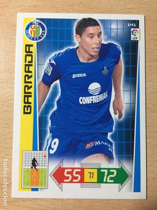 Cromos de f&uacute;tbol: 2012-2013 - 141 BARRADA - GETAFE CF - PANINI ADRENALYN - Foto 1