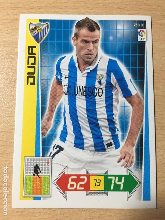 Cromos de f&uacute;tbol: 2012-2013 - 211 DUDA - MALAGA CF - PANINI ADRENALYN - Foto 1