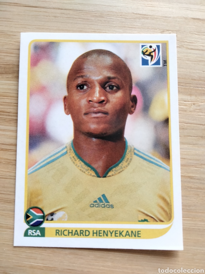 Cromos de f&uacute;tbol: RICHARD HENYEKANE SUDAFRICA MUNDIAL SUDAFRICA 2010 PANINI NUEVO SIN PEGAR NUMERO 44