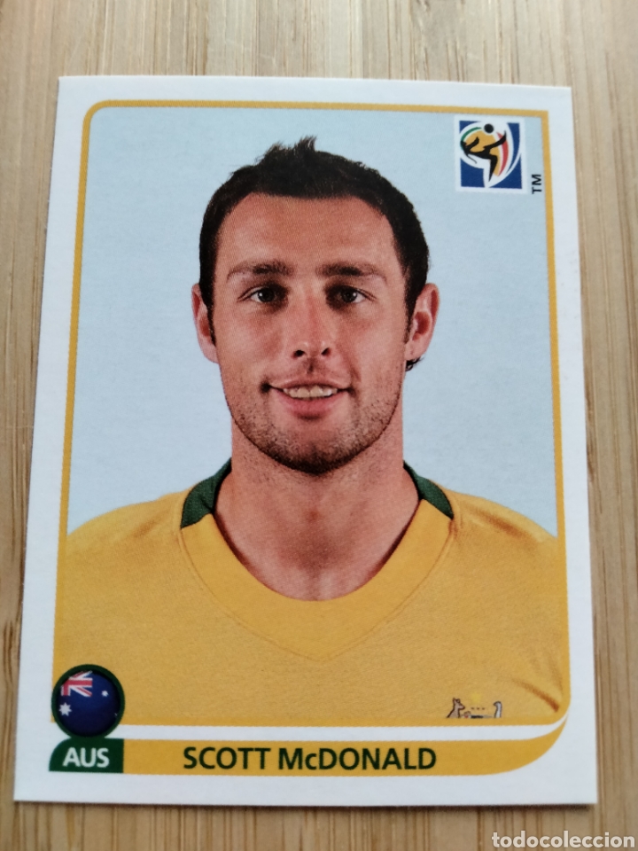 Cromos de f&uacute;tbol: SCOTT McDONALD AUSTRALIA MUNDIAL SUDAFRICA 2010 PANINI NUEVO SIN PEGAR NUMERO 295