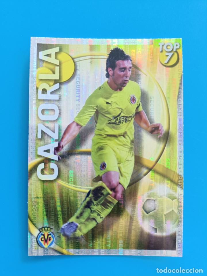 Figurine di Calcio: Cromo ficha card Cazorla Mundicromo Top 2010 2011 Security muy dif&iacute;cil las fichas de la liga