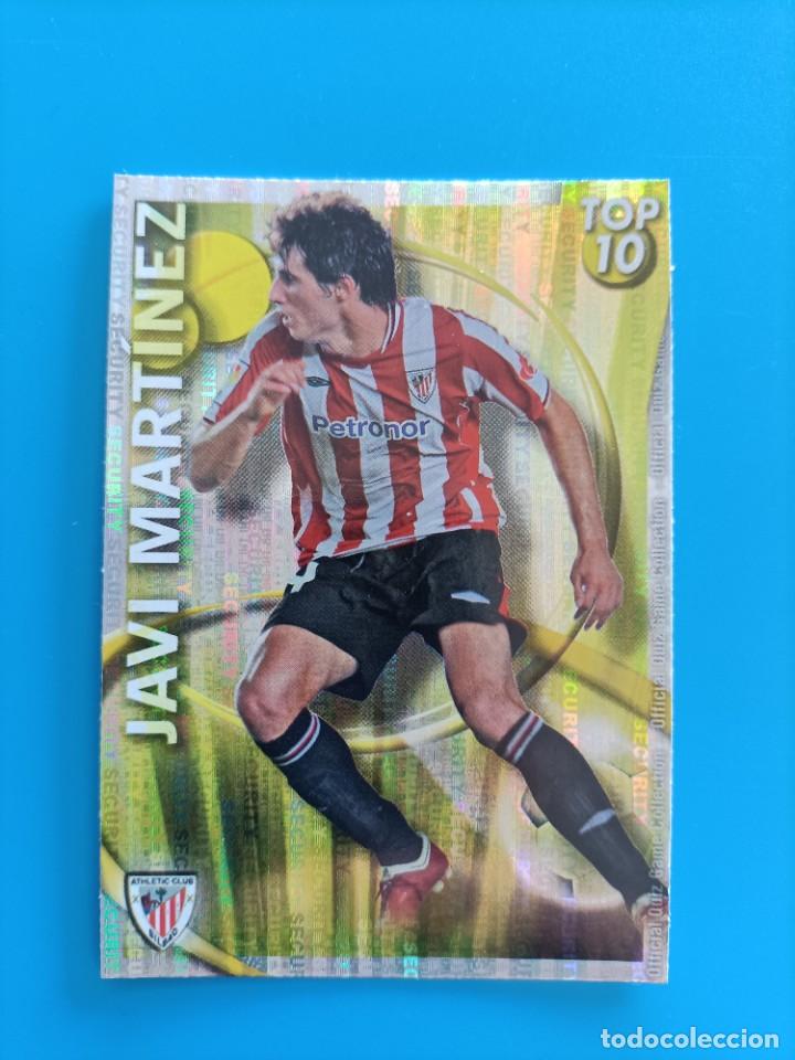 Figurine di Calcio: Cromo ficha card Javi Mart&iacute;nez Mundicromo Top 2010 2011 Security muy dif&iacute;cil las fichas de la liga