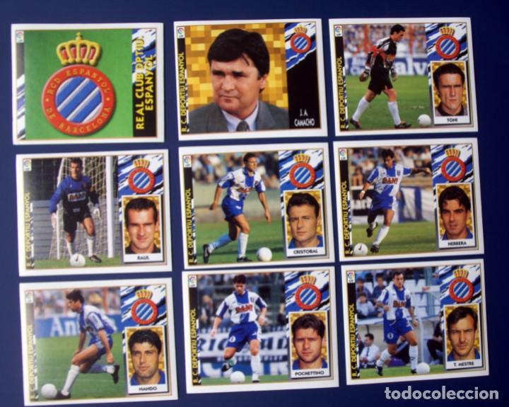 Cromos de f&uacute;tbol: ED. ESTE 97-98 ESPA&Ntilde;OL EQUIPO COMPLETO (B&Aacute;SICOS Y BAJAS) - Foto 1