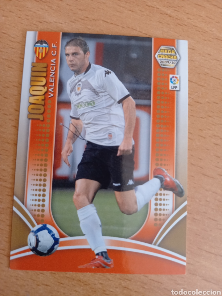 Cromos de f&uacute;tbol: Panini megacracks 2009 2010 09 10 283 Joaqu&iacute;n Valencia