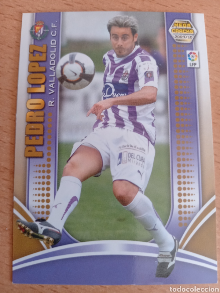 Figurine di Calcio: Panini megacracks 2009 2010 09 10 291 Pedro L&oacute;pez Real Valladolid