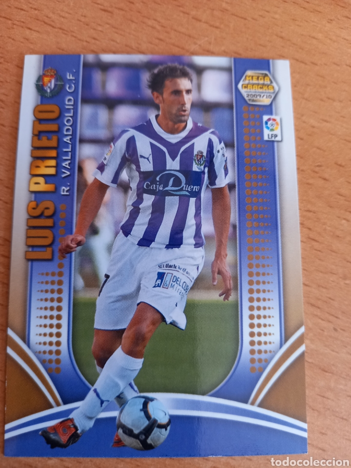 Figurine di Calcio: Panini megacracks 2009 2010 09 10 293 Luis Prieto Real Valladolid