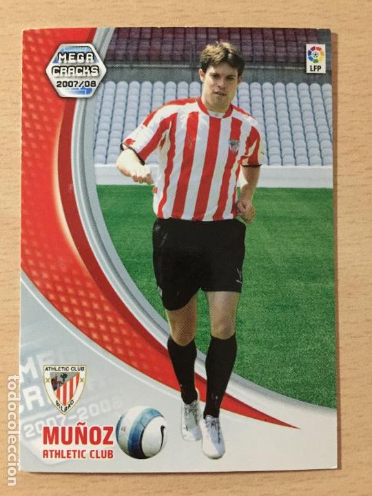 Cromos de f&uacute;tbol: 2007-2008 - 456 MU&Ntilde;OZ - ATHLETIC DE BILBAO - PANINI MEGACRACKS - Foto 1