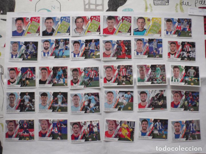 Fu&szlig;ball-Sticker: Lote 59 CROMOS DE FUTBOL DIFERENTES LIGA 2019 2020 EDICIONES ESTE. SIN PEGAR.
