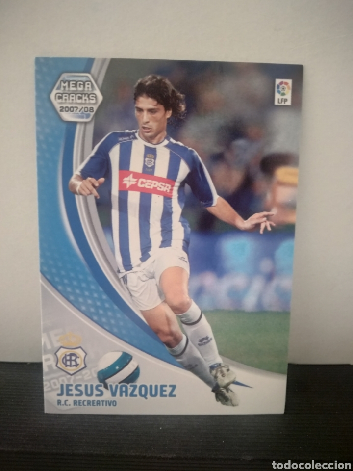 Cromos de Futebol: MEGACRACKS 2007 2008 07 08. PANINI. JESUS VAZQUEZ N&ordm; 262 RECREATIVO DE HUELVA
