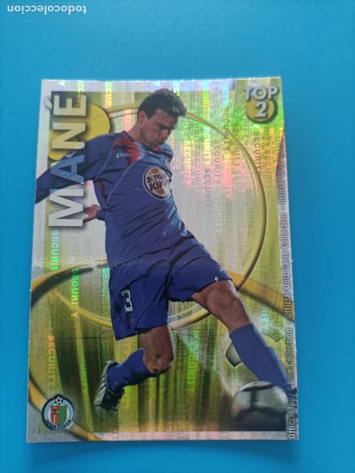 Figurine di Calcio: Cromo ficha card Man&eacute; Mundicromo Top 2010 2011 Security muy dif&iacute;cil las fichas de la liga