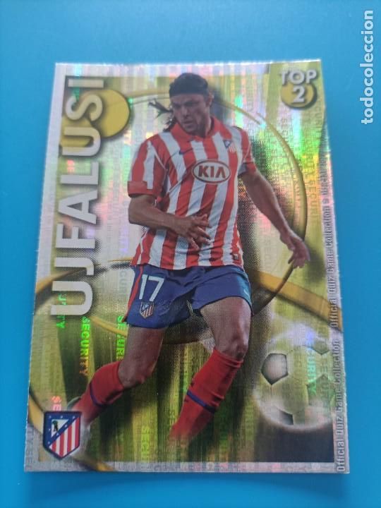 Figurine di Calcio: Cromo ficha card Ujfalusi Mundicromo Top 2010 2011 Security muy dif&iacute;cil las fichas de la liga