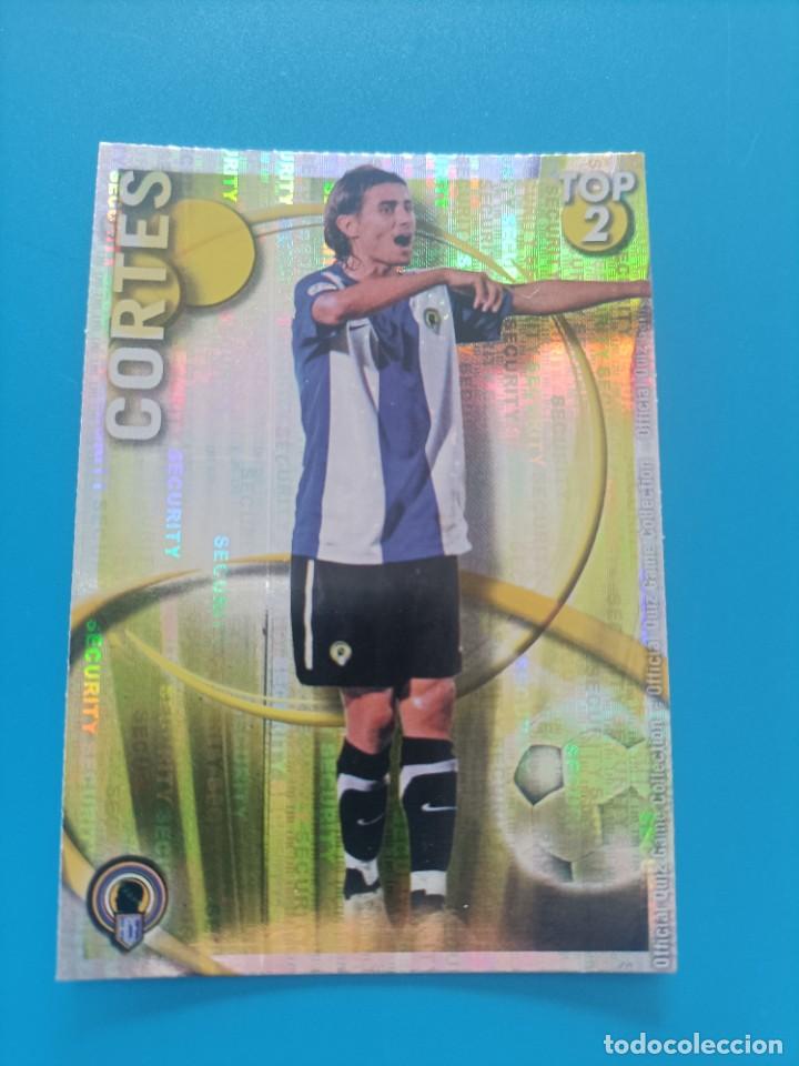 Cromos de Futebol: Cromo ficha card Cort&eacute;s Mundicromo Top 2010 2011 Security muy dif&iacute;cil las fichas de la liga