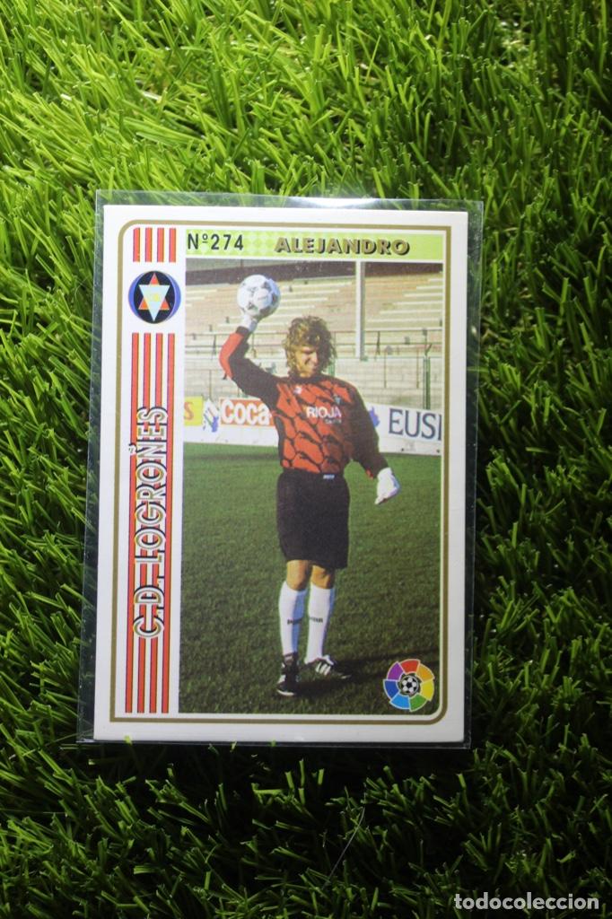 Cromos de f&uacute;tbol: N&ordm;274 Alejandro CD Logro&ntilde;&eacute;s Mundicromo 94 95 - Foto 1
