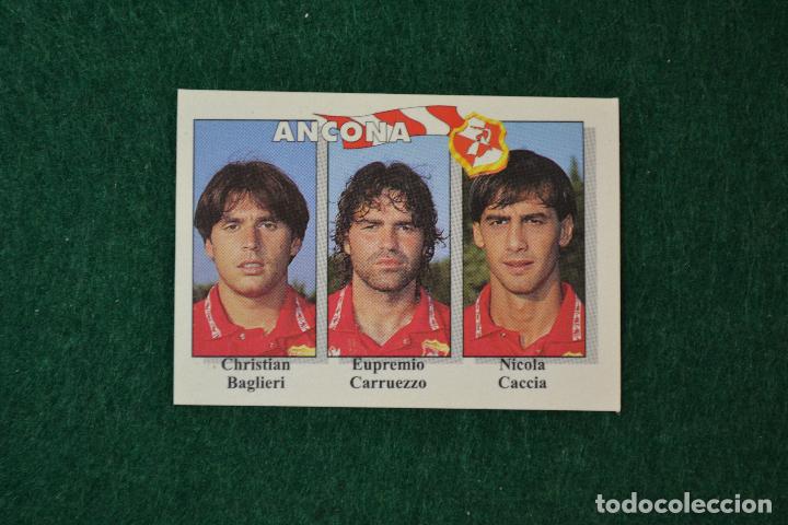 Cromos de f&uacute;tbol: CALCIOFLASH 95 - 328-BAGLIERI, CARRUEZZO, CACCIA (ANCONA)