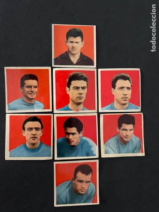 Cromos de f&uacute;tbol: LOTE DE 8 CROMOS DE FUTBOL OVIEDO