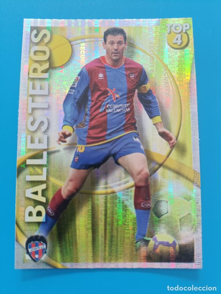 Cromos de Futebol: Cromo ficha card Ballesteros Mundicromo Top 2010 2011 Security muy dif&iacute;cil las fichas de la liga