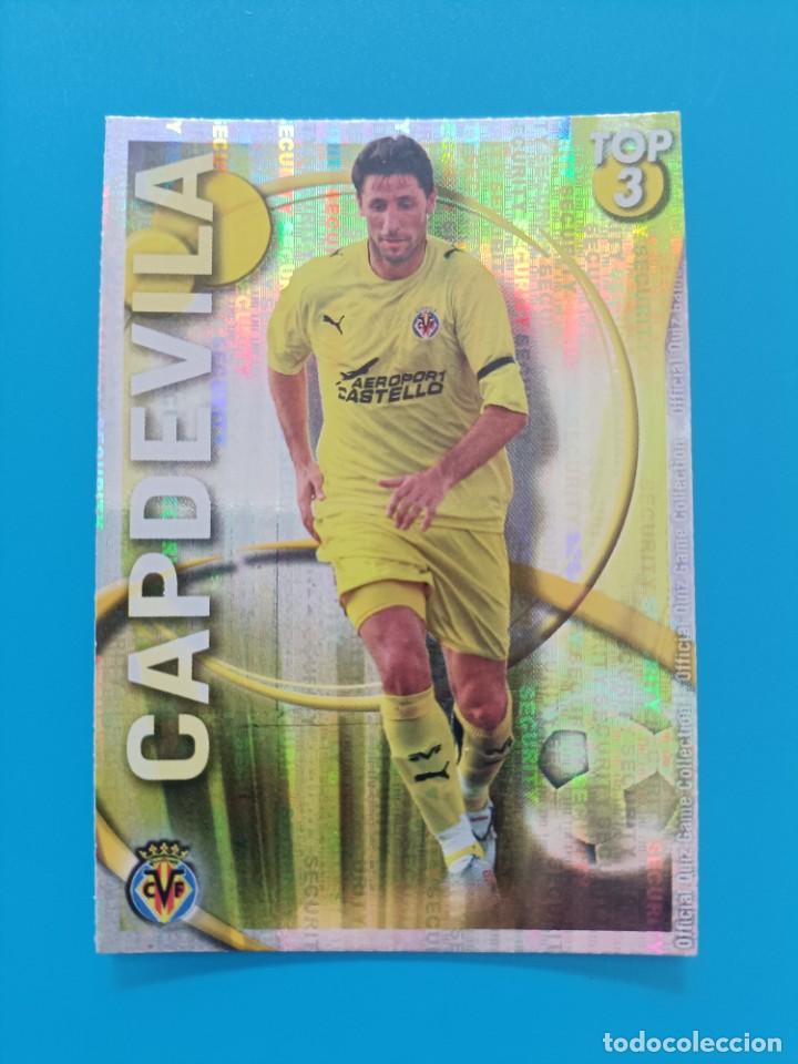 Cromos de Futebol: Cromo ficha card Capdevila Mundicromo Top 2010 2011 Security muy dif&iacute;cil las fichas de la liga