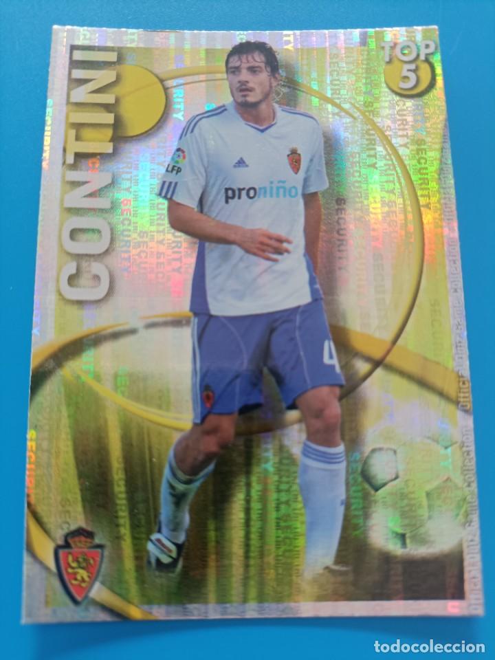 Cromos de Futebol: Cromo ficha card Contini Mundicromo Top 2010 2011 Security muy dif&iacute;cil las fichas de la liga