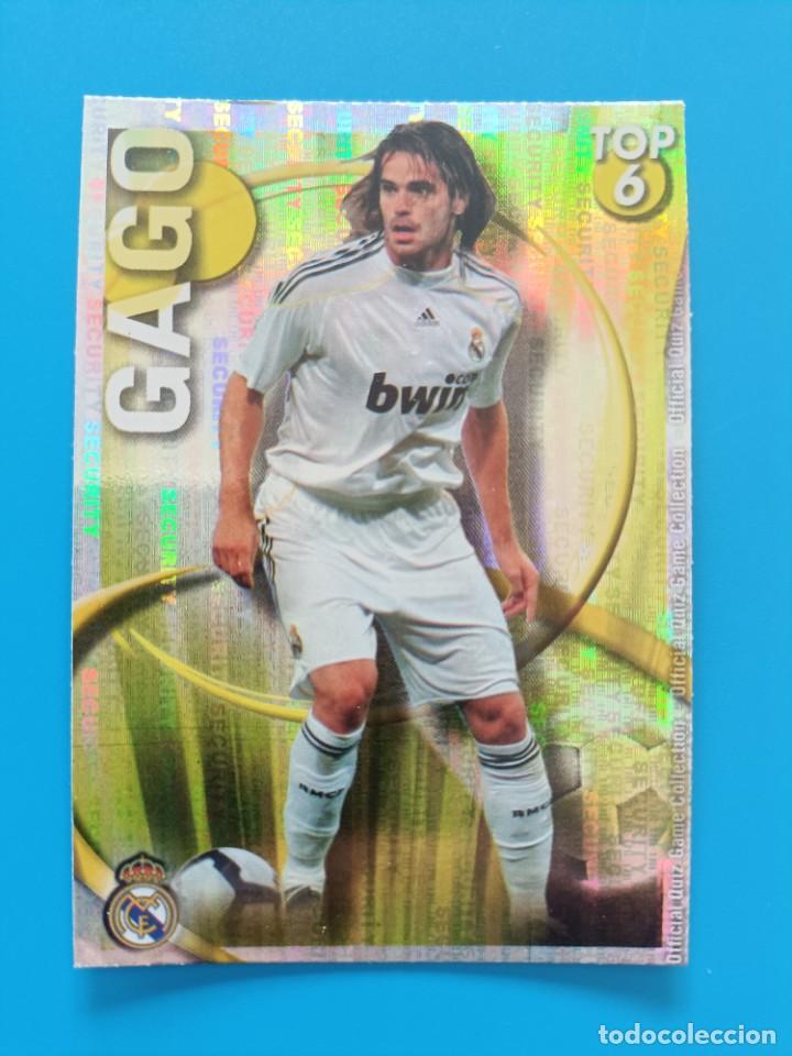 Cromos de F&uacute;tbol: Cromo ficha card Gago Mundicromo Top 2010 2011 Security muy dif&iacute;cil las fichas de la liga