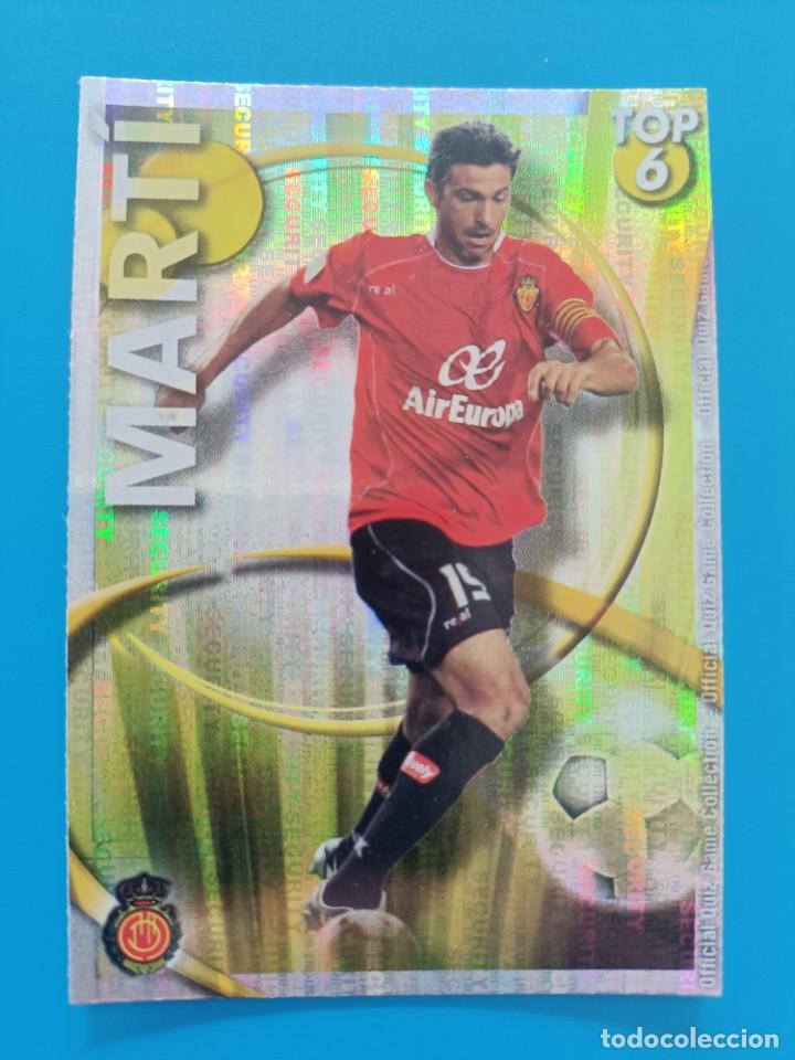 Cromos de F&uacute;tbol: Cromo ficha card Mart&iacute; Mundicromo Top 2010 2011 Security muy dif&iacute;cil las fichas de la liga