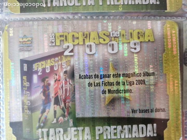 Fu&szlig;ball-Sticker: MUNDICROMO 2009 PLATINUM TARJETA PREMIADA ALBUM (SECURITY PUNTAS REDONDAS) 30/09/08