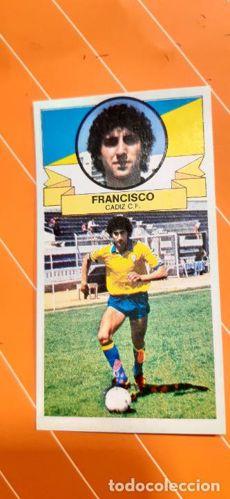 Cromos de f&uacute;tbol: 85 86 ESTE CADIZ COLOCA FRANCISCO - Foto 1