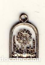 Cromos de F&uacute;tbol: MEDALLITA DE PLATA DE LA VIRGEN DEL PILAR.- 10 x 8 MM.- CON CONTRASTE.-