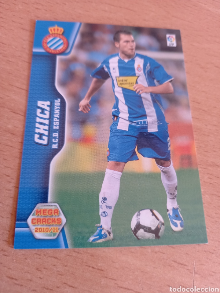 Fu&szlig;ball-Sticker: Panini megacracks 2010 2011 10 11 93 Chica Espanyol