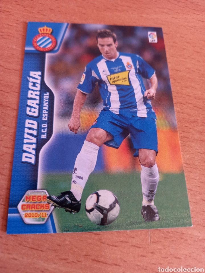 Fu&szlig;ball-Sticker: Panini megacracks 2010 2011 10 11 94 David Garc&iacute;a Espanyol
