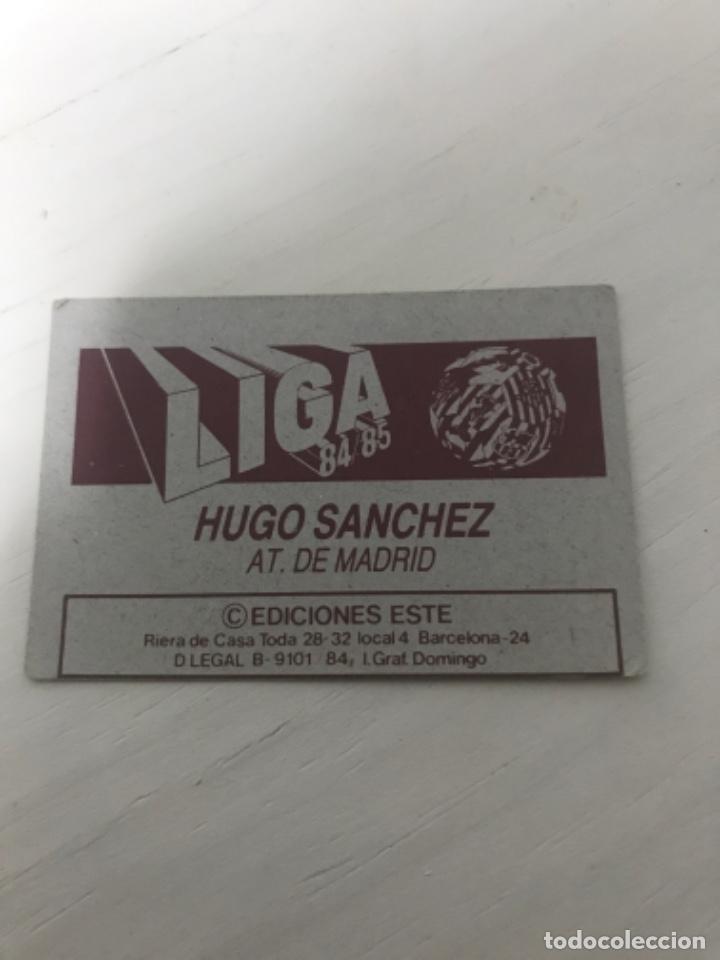 Cromos de f&uacute;tbol: Hugo Sanchez sin pegar - Foto 2