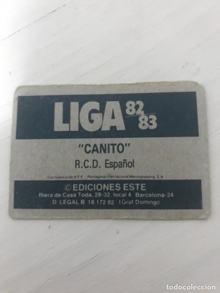 Cromos de f&uacute;tbol: Canito - Foto 2