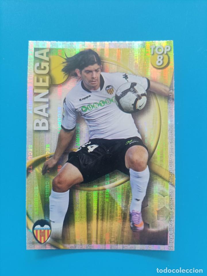 Cromos de F&uacute;tbol: Cromo ficha card Banega Mundicromo Top 2010 2011 Security muy dif&iacute;cil las fichas de la liga