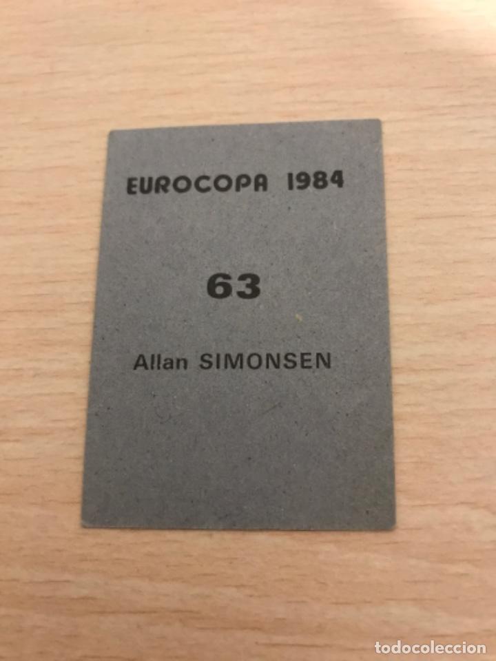 Cromos de f&uacute;tbol: Simonsen - Foto 2