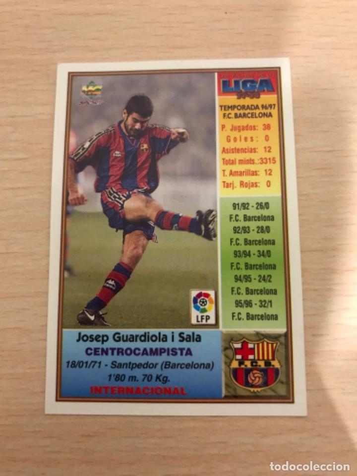 Cromos de f&uacute;tbol: Guardiola - Foto 2