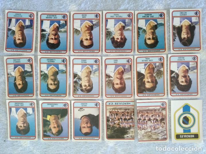 Fu&szlig;ball-Sticker: LOTE 20- HERCULES EQUIPO COMPLETO FUTBOL 82