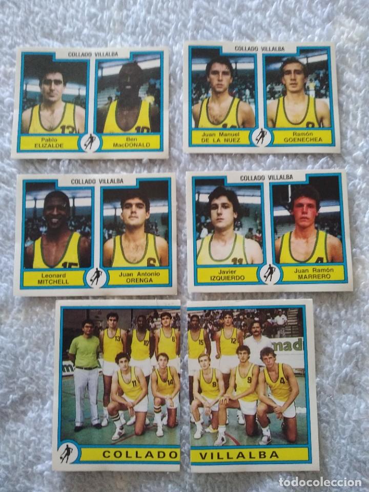 Fu&szlig;ball-Sticker: LOTE 45- COLLADO VILLALBA FUTBOL BASKET 85 COMPLETO