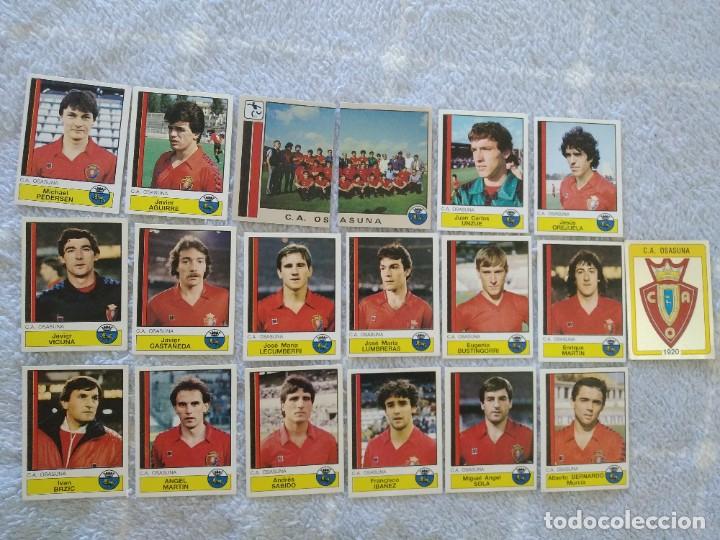 Figurine di Calcio: LOTE 65- OSASUNA FUTBOL 87 COMPLETO