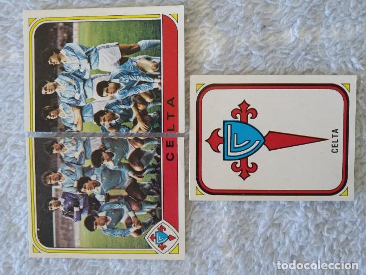 Cromos de Futebol: LOTE 73- ESCUDO Y ALINEACION CELTA FUTBOL 84